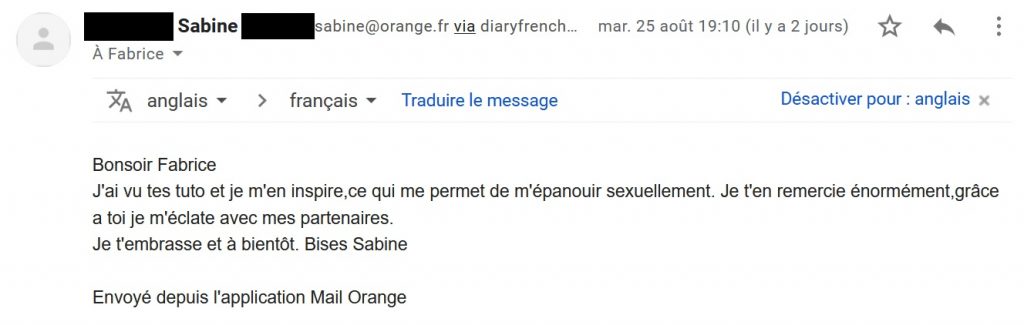 temoignage sabine