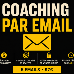 Coaching par e-mail – 5 échanges personnalisés